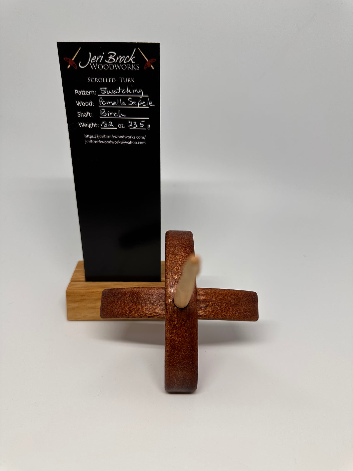 Std Scrolled Turk™ - Swatching - Pomelle Sapele - 0.82 oz / 23.5g