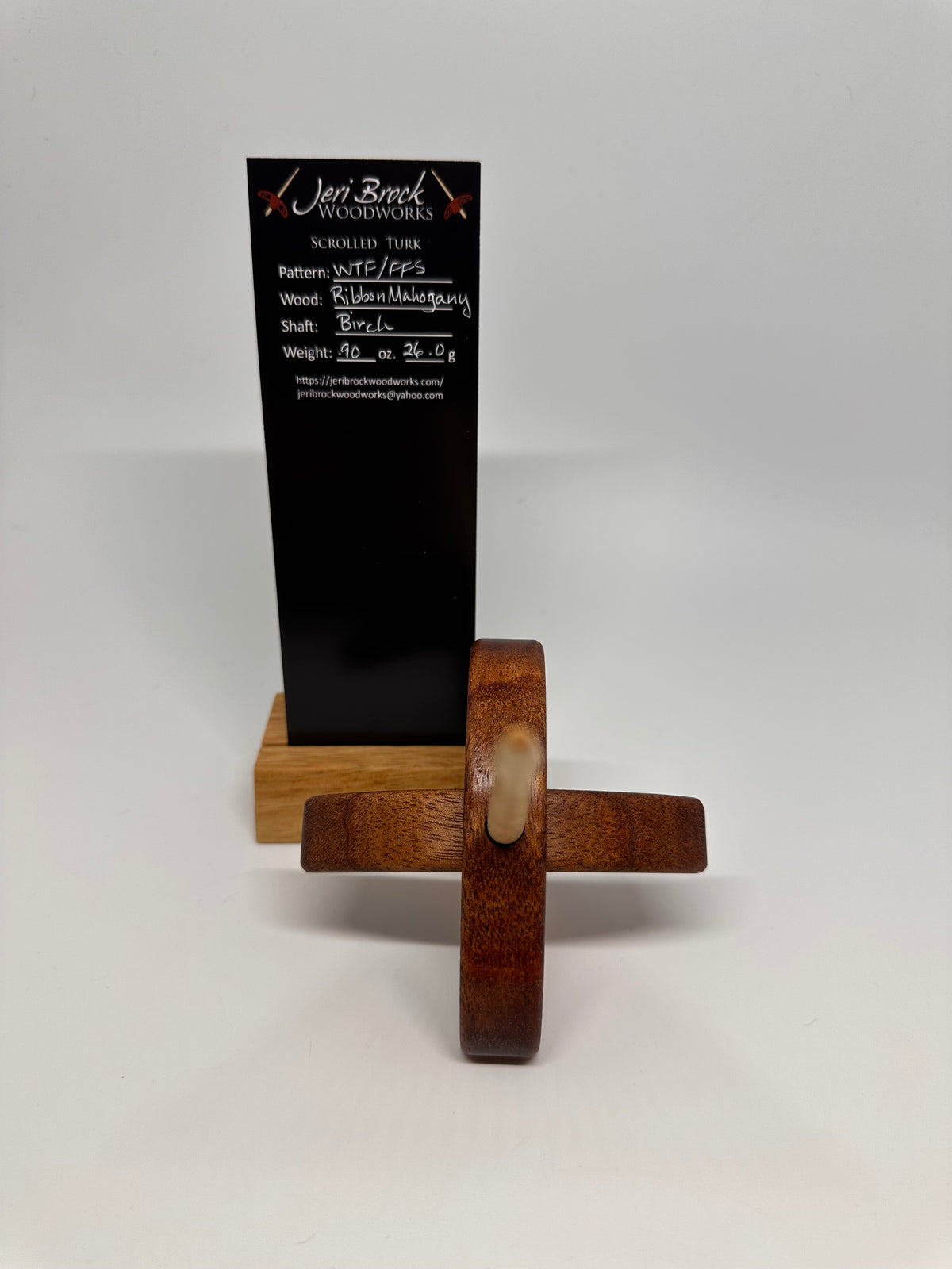 Std Scrolled Turk™ - Seriously?! - Ribbon Mahogany - 0.9 oz / 26g