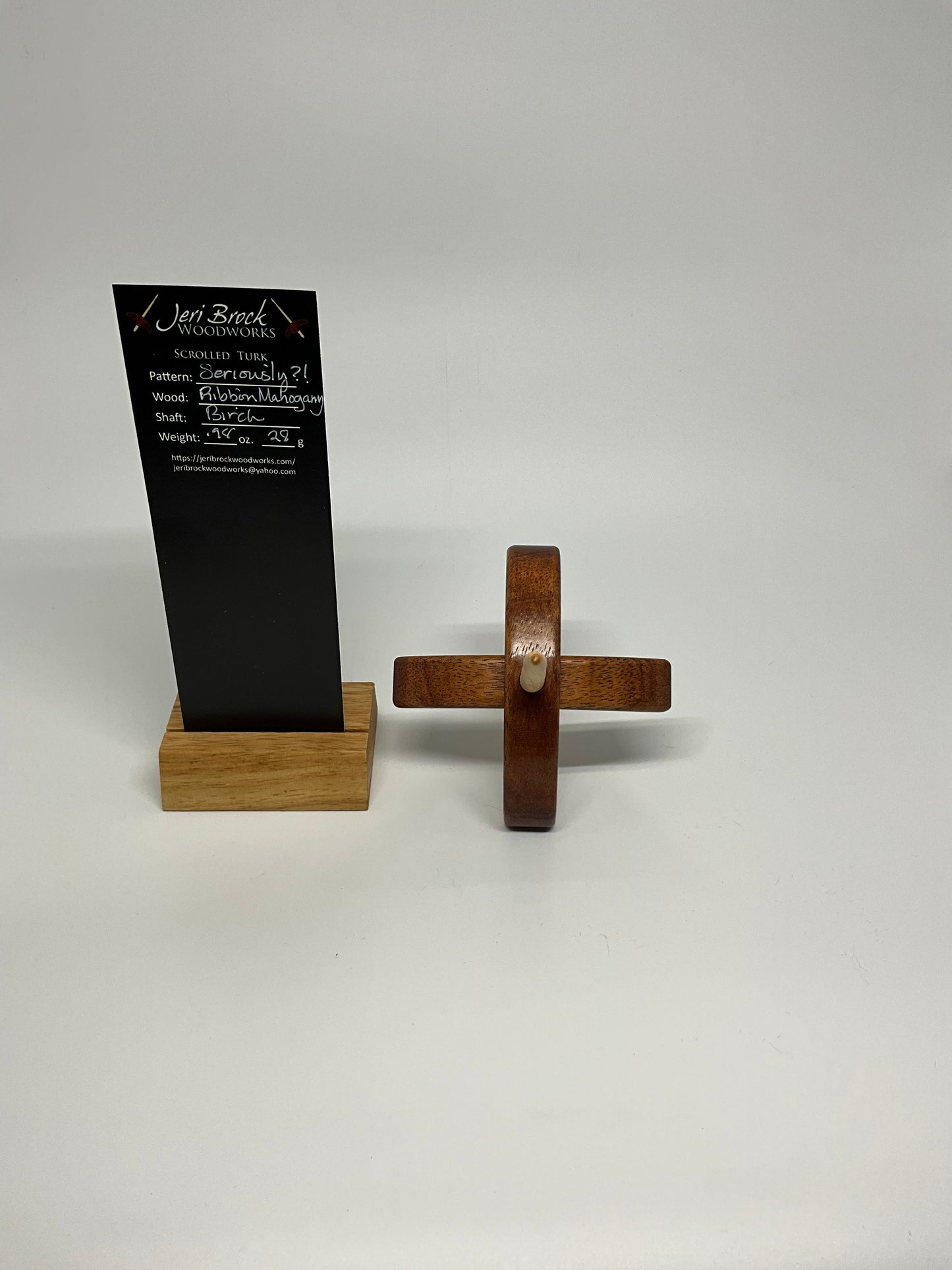 Std Scrolled Turk™ - Seriously?! - Ribbon Mahogany - 0.98 oz / 28g