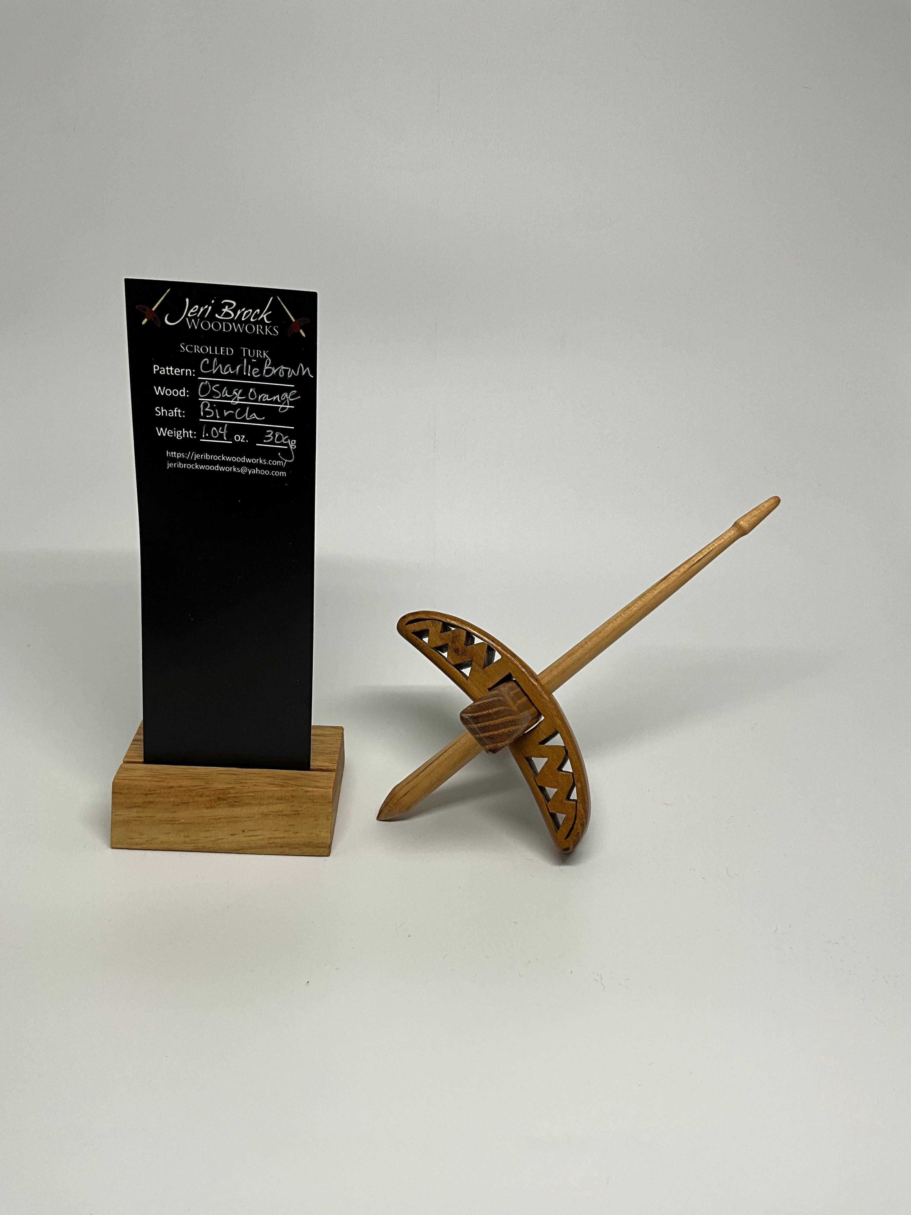 charlie brown fishing pole Std Scrolled Turk™ - Charlie Brown - Osage Orange