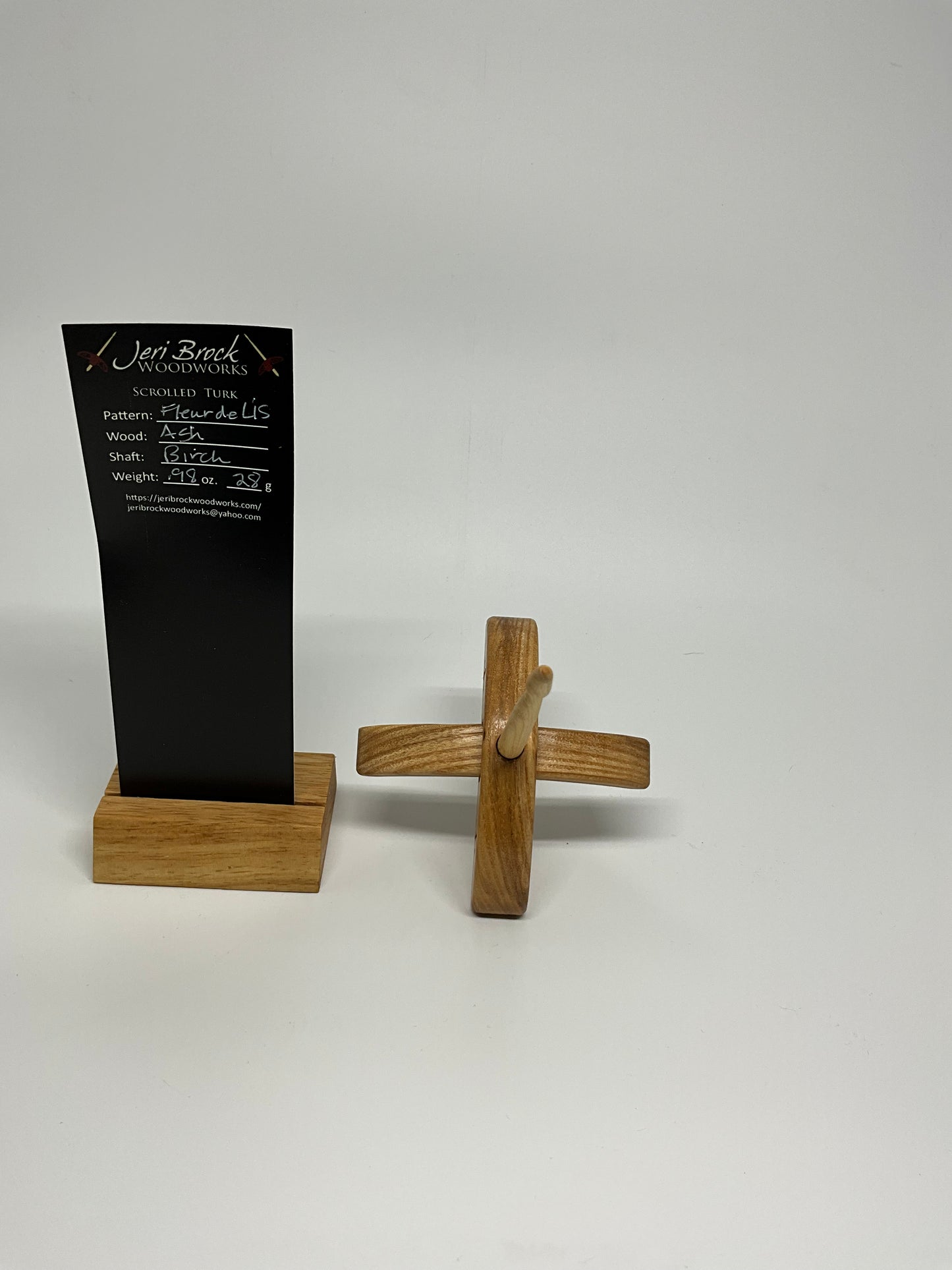 Std Scrolled Turk™ - Fleur de Lis - Ash - 0.98 oz / 28g