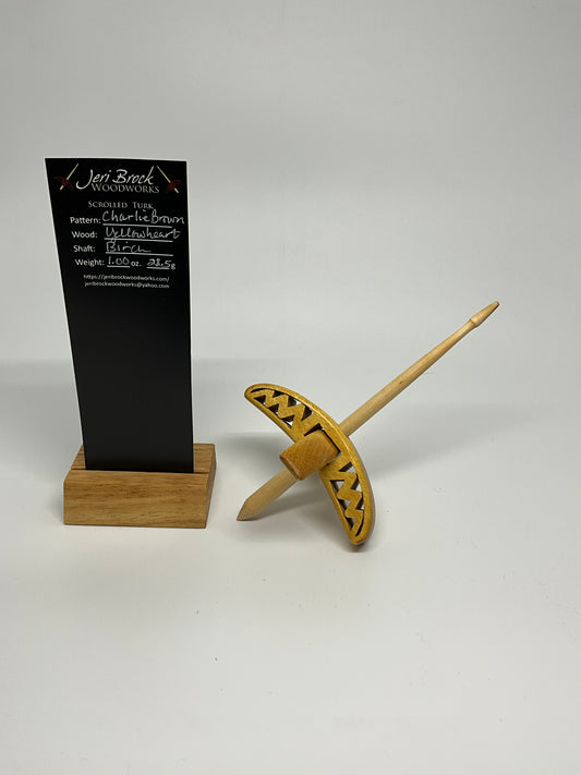 Std Scrolled Turk™ - Charlie Brown - Yellowheart - 1.00 oz / 28.5g