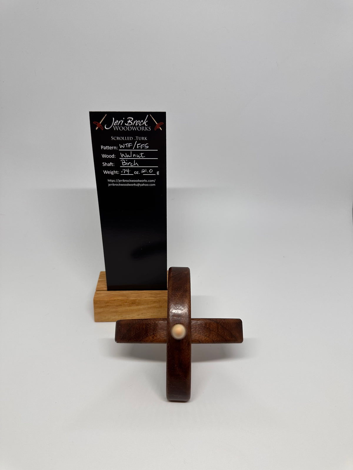 Std Scrolled Turk™ - Seriously?! - Walnut - 0.74 oz / 21g (B)
