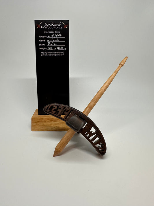 Std Scrolled Turk™ - Seriously?! - Walnut - 0.74 oz / 21g (A)