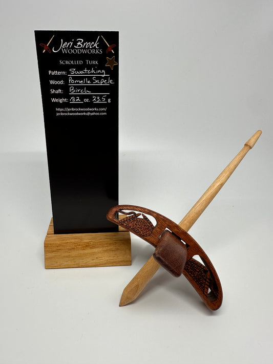 Std Scrolled Turk™ - Swatching - Pomelle Sapele - 0.82 oz / 23.5g