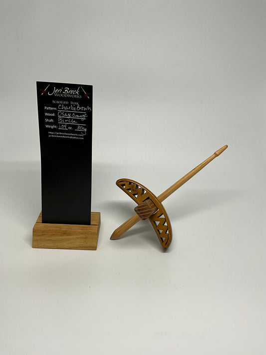 Std Scrolled Turk™ - Charlie Brown - Osage Orange - 1.04 oz / 30g