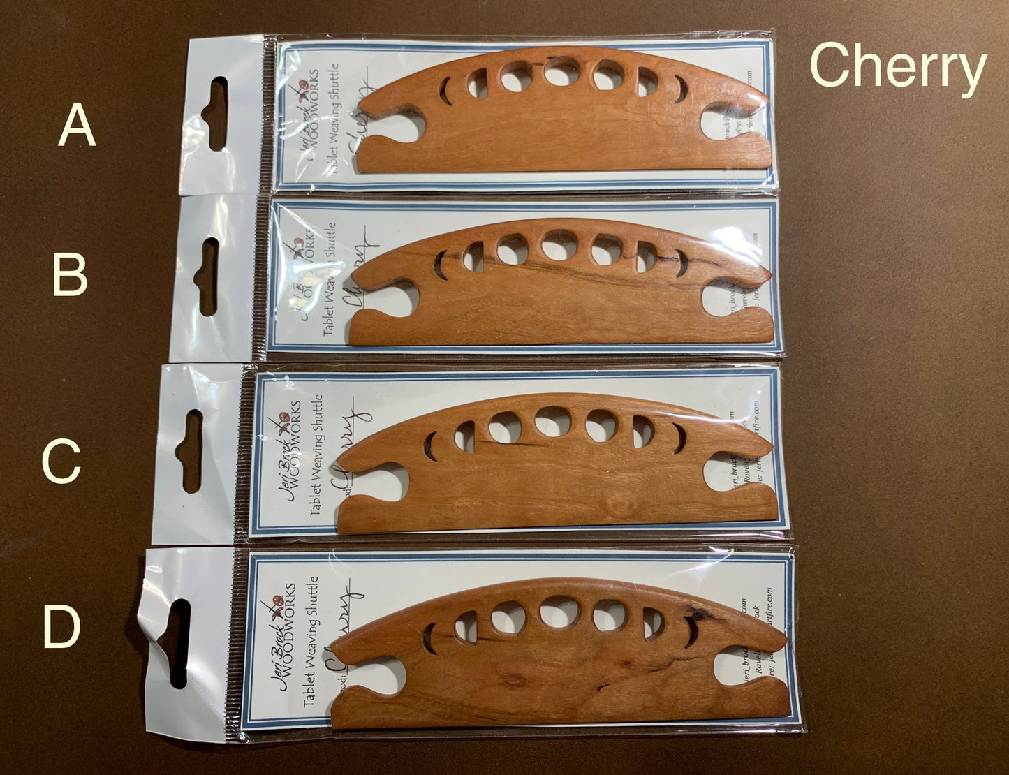 Band Weaving Shuttle (5") - Moon Phases