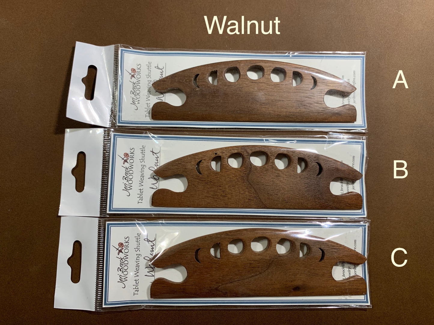 Band Weaving Shuttle (5") - Moon Phases