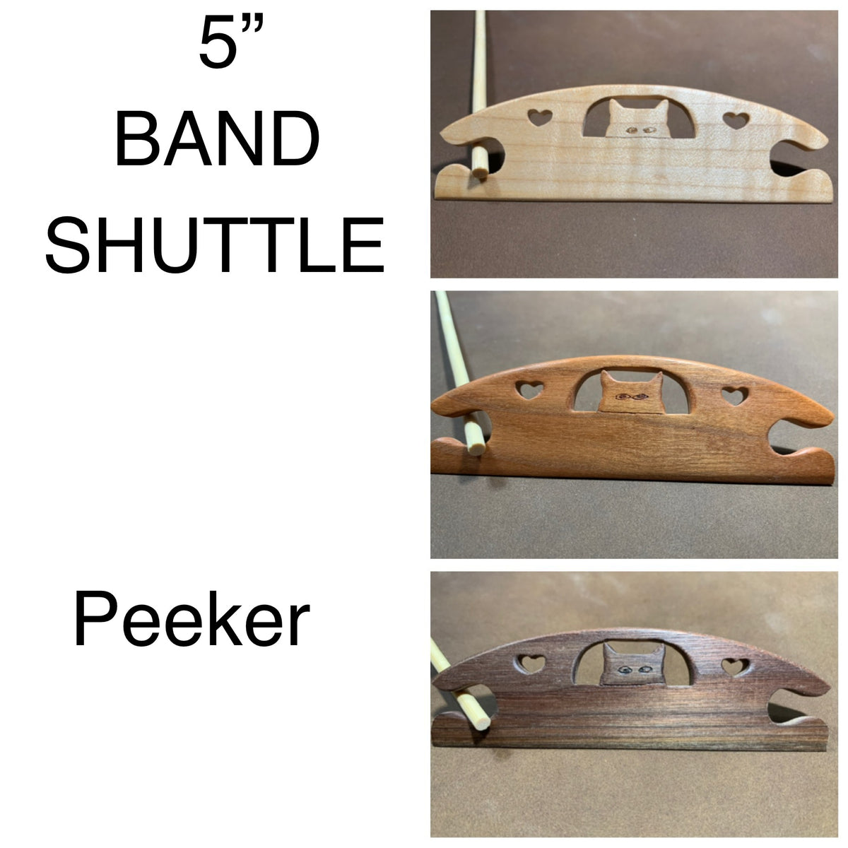Band Weaving Shuttle (5") - Peeker